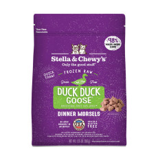 Stella & Chewy's Frozen Dinner Morsels Duck Duck Goose For Cats 鴨朋鵝友(鴨肉及鵝肉配方) 8oz